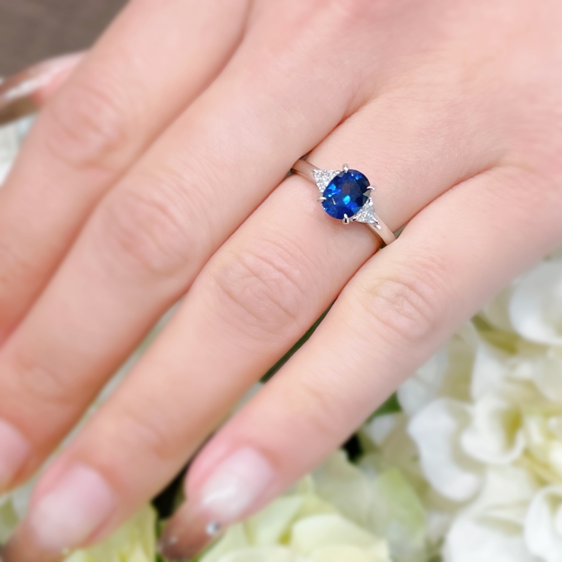 O様】ブルーサファイヤのご婚約指輪 ご購入ありがとうございます【安心