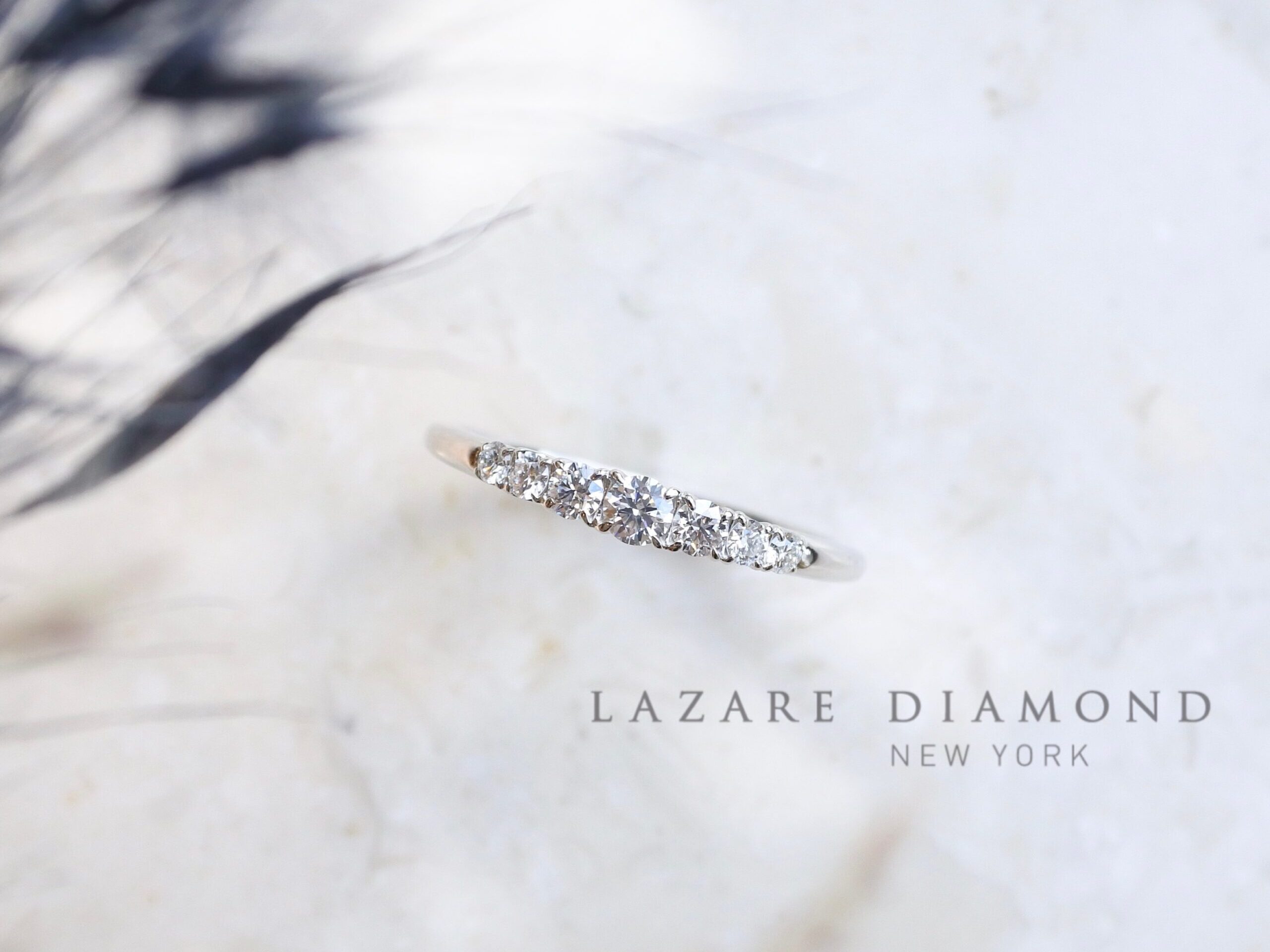 LAZARE DIAMOND】ラザール ダイヤモンド エタニティリング Lierre7