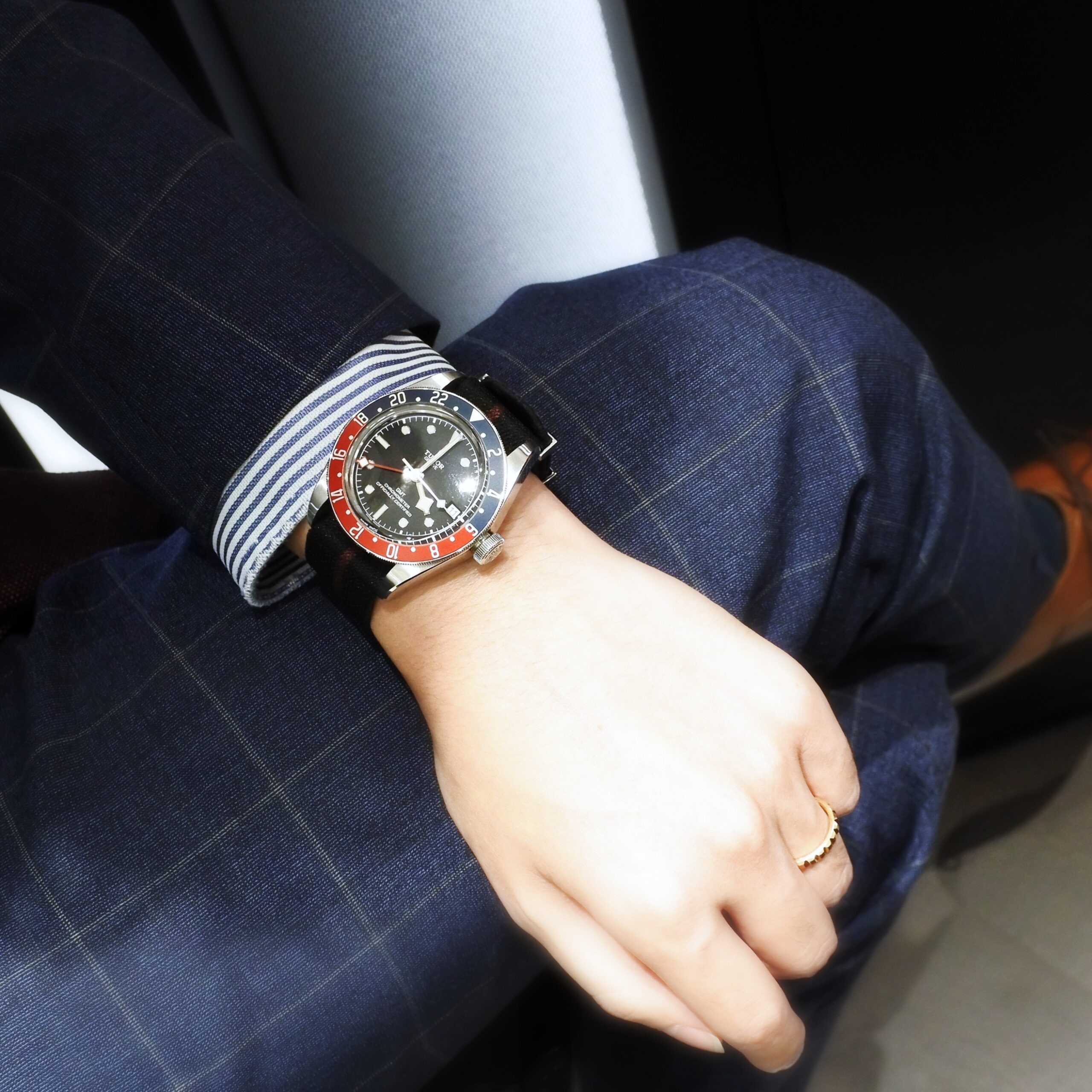 TUDOR チューダー　ブラックベイGMT 79830RB バニラコーク TUDOR】チューダー スタッフ着用時計 ブラックベイGMT 79830RB - 浜松