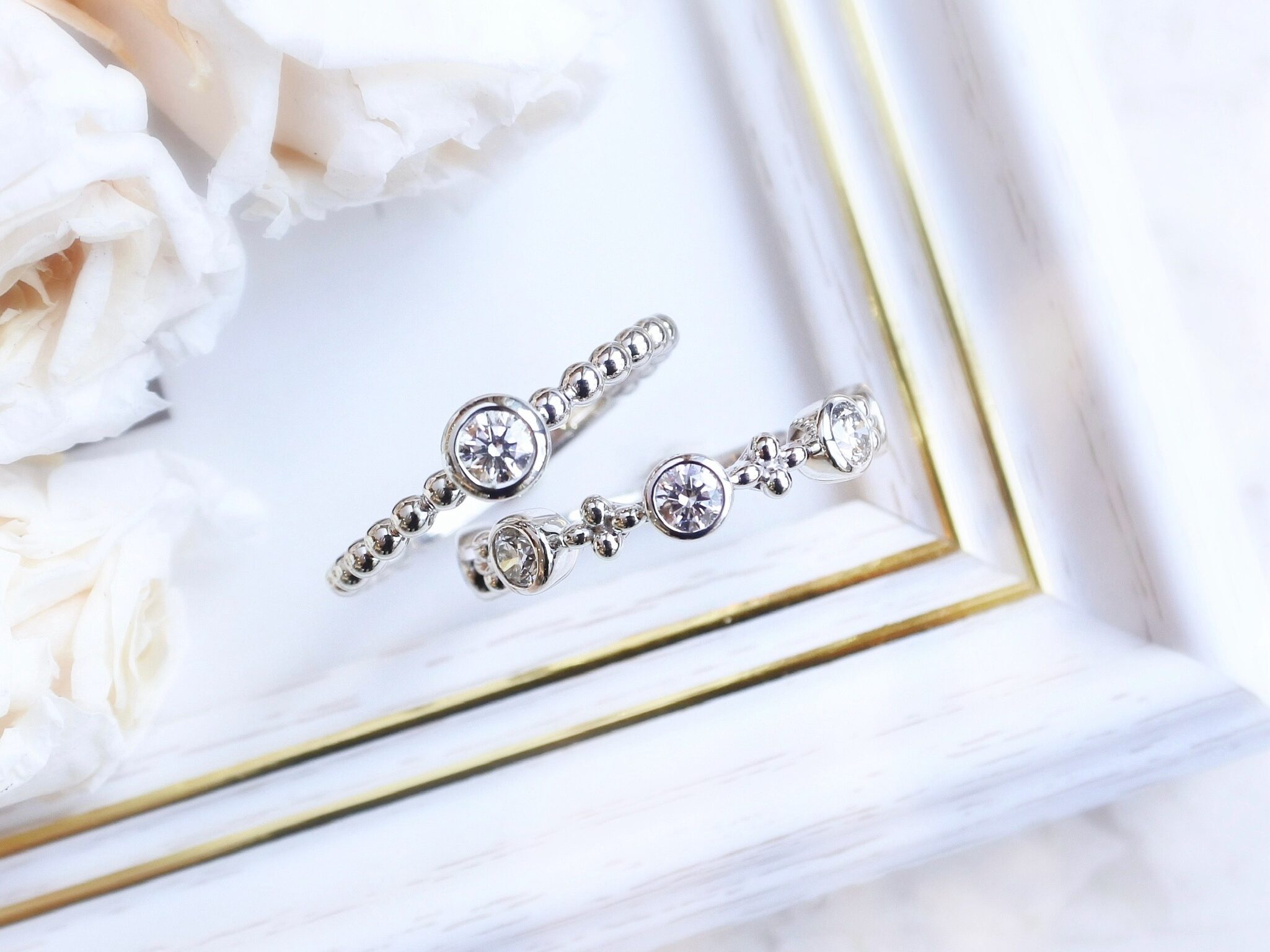 De Beers FOREVERMARK】デビアス フォーエバーマーク 重ね付けを楽しむ 