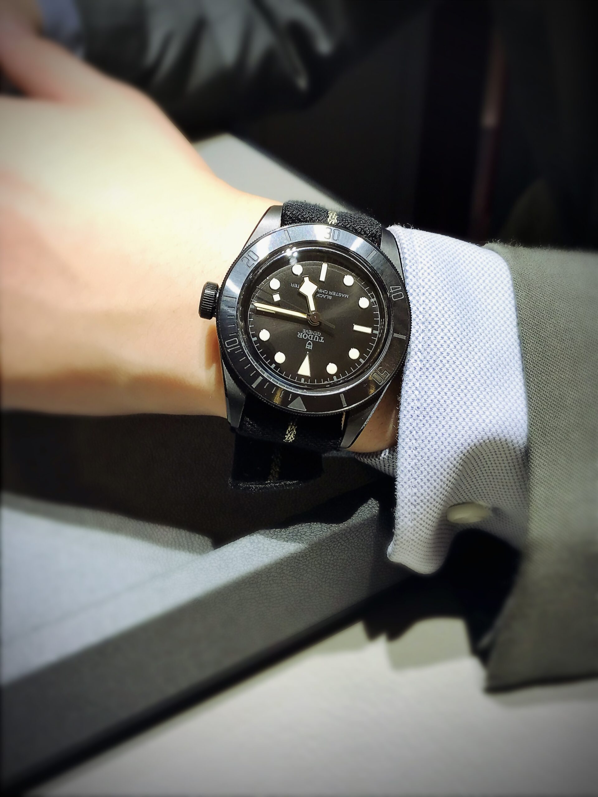 とっち TUDOR】チューダー スタッフ着用時計 ブラックベイ セラミック