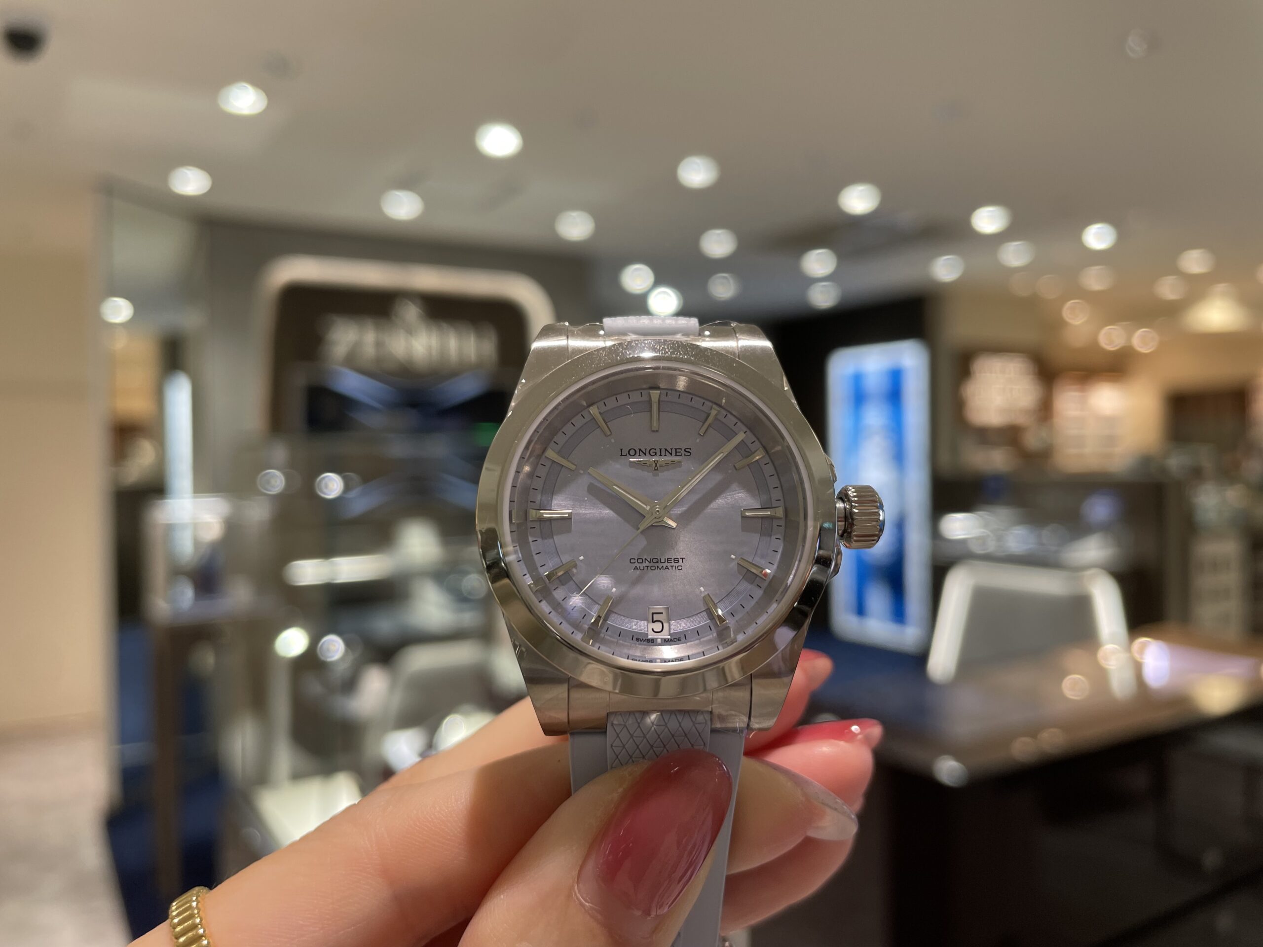 LONGINES】さわやかカラー🩵【ロンジン】L3.430.4.92.6 - ウォッチ