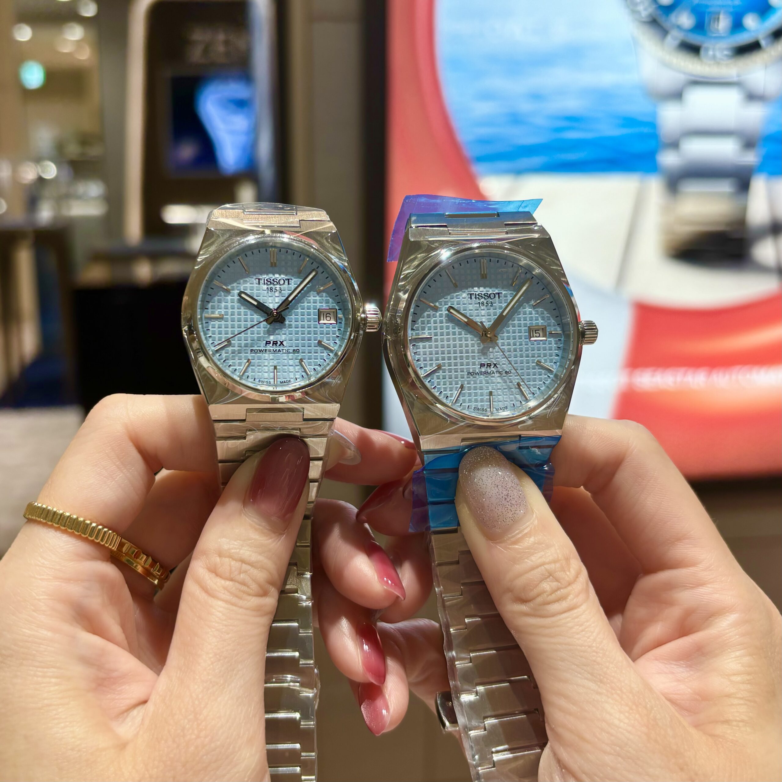 TISSOT】アイスブルーをペアで🫶【ティソ】T137.407.11.351.00/T137