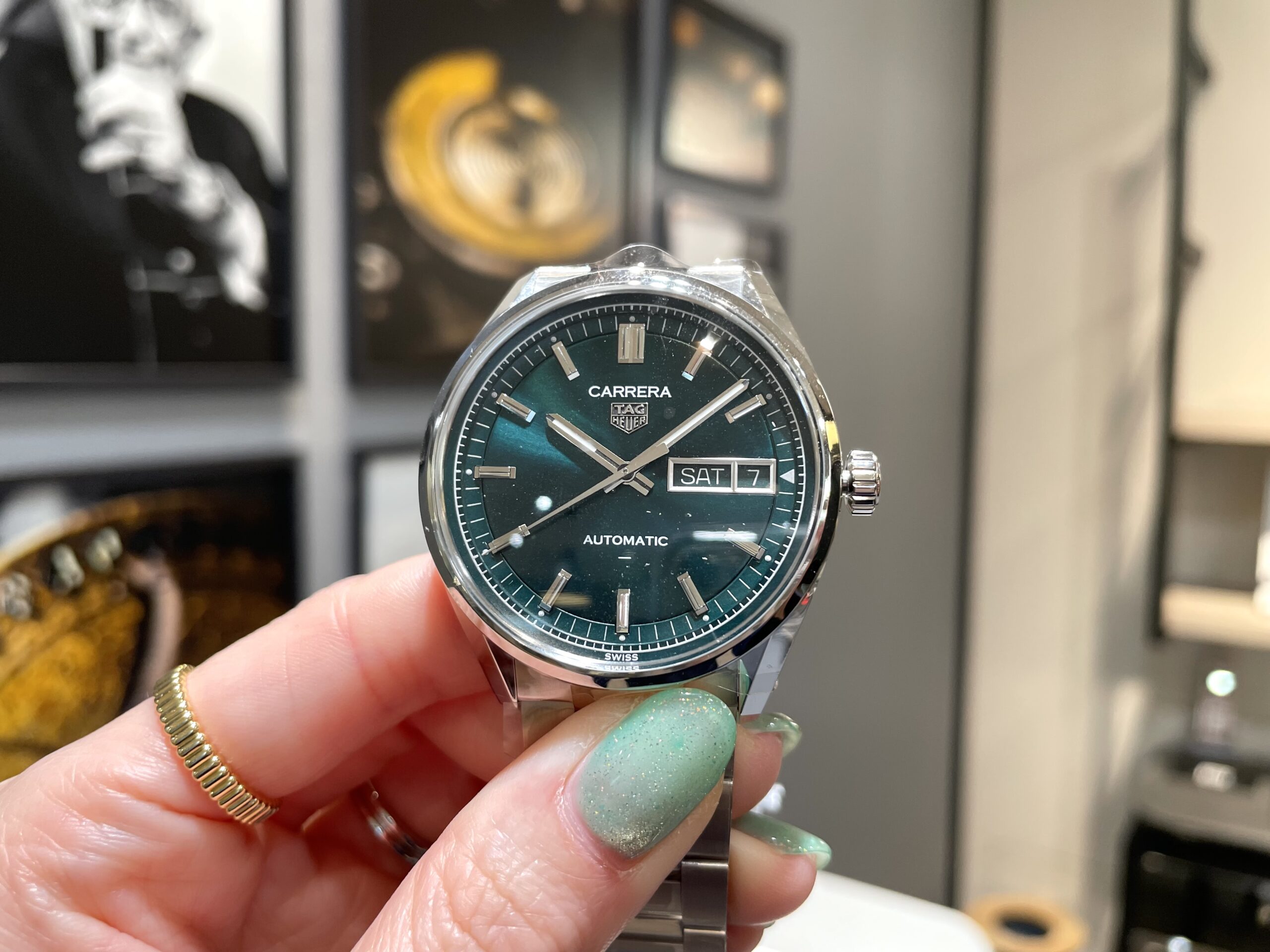 TAGHeuer】グリーンの輝き【タグ・ホイヤー】WDA2115.BA0043