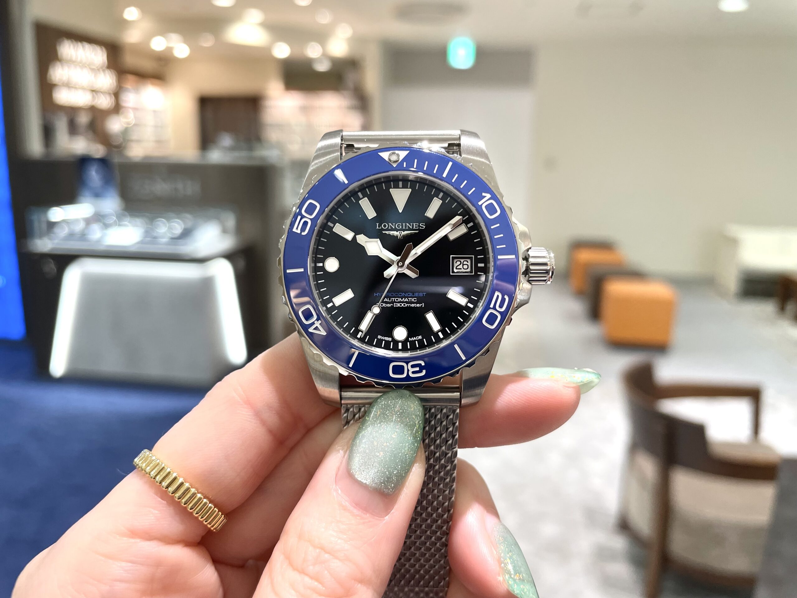 LONGINES】新作のハイドロコンクエストが入荷！【ロンジン】L3.779.4