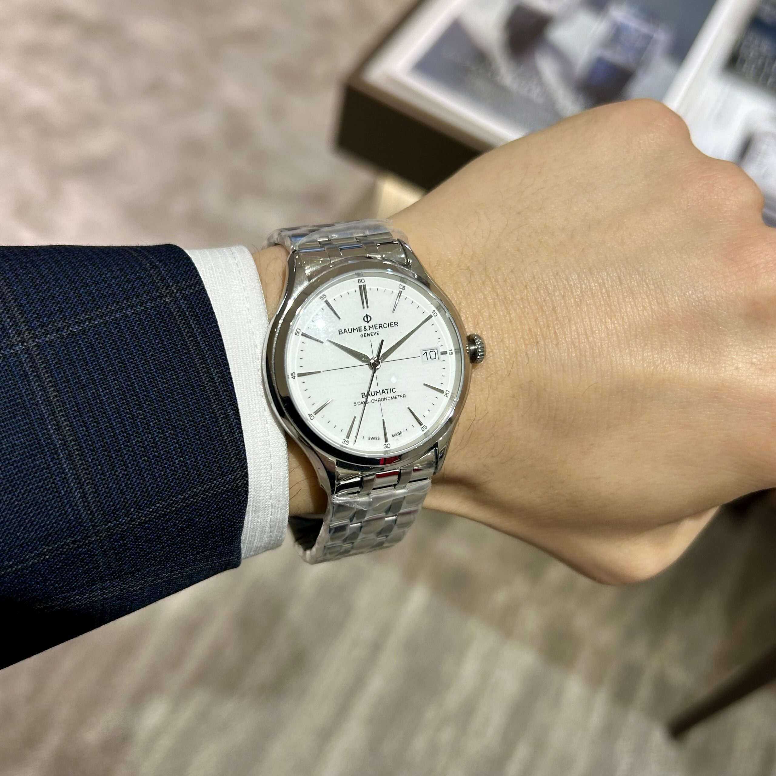 BAUME&MERCIER】端正な美しさを腕元に【ボーム&メルシエ】BMMOA10518