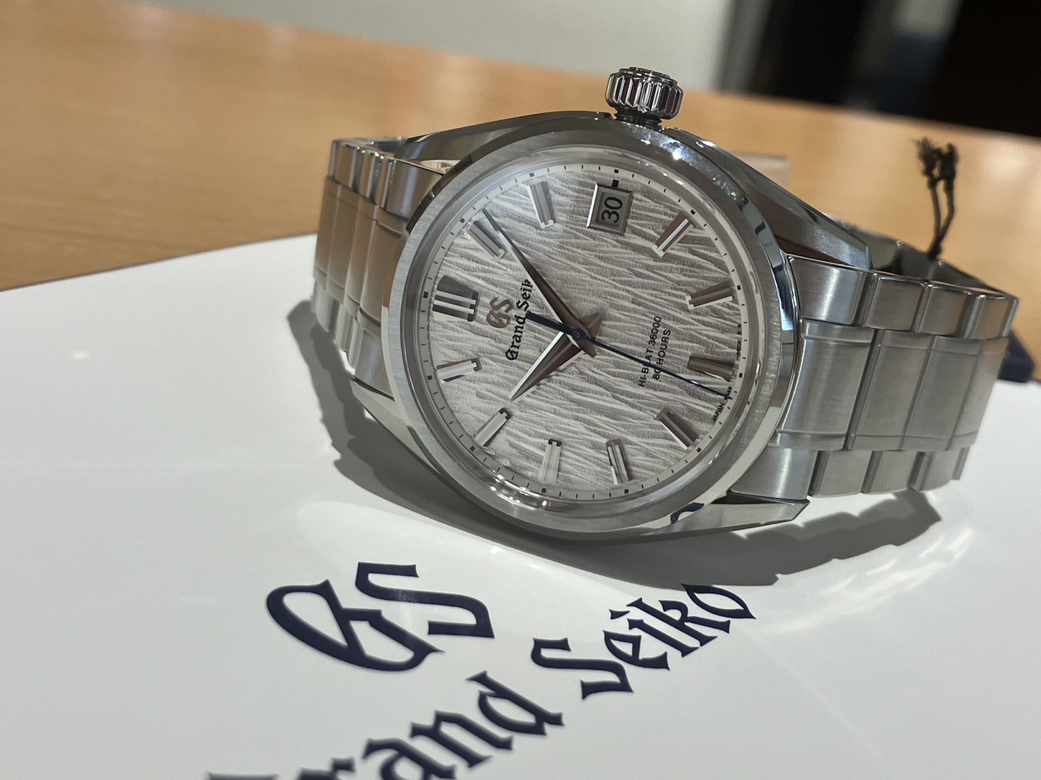 Grand Seiko】グランドセイコー人気商品「白樺」SLGH005【安心