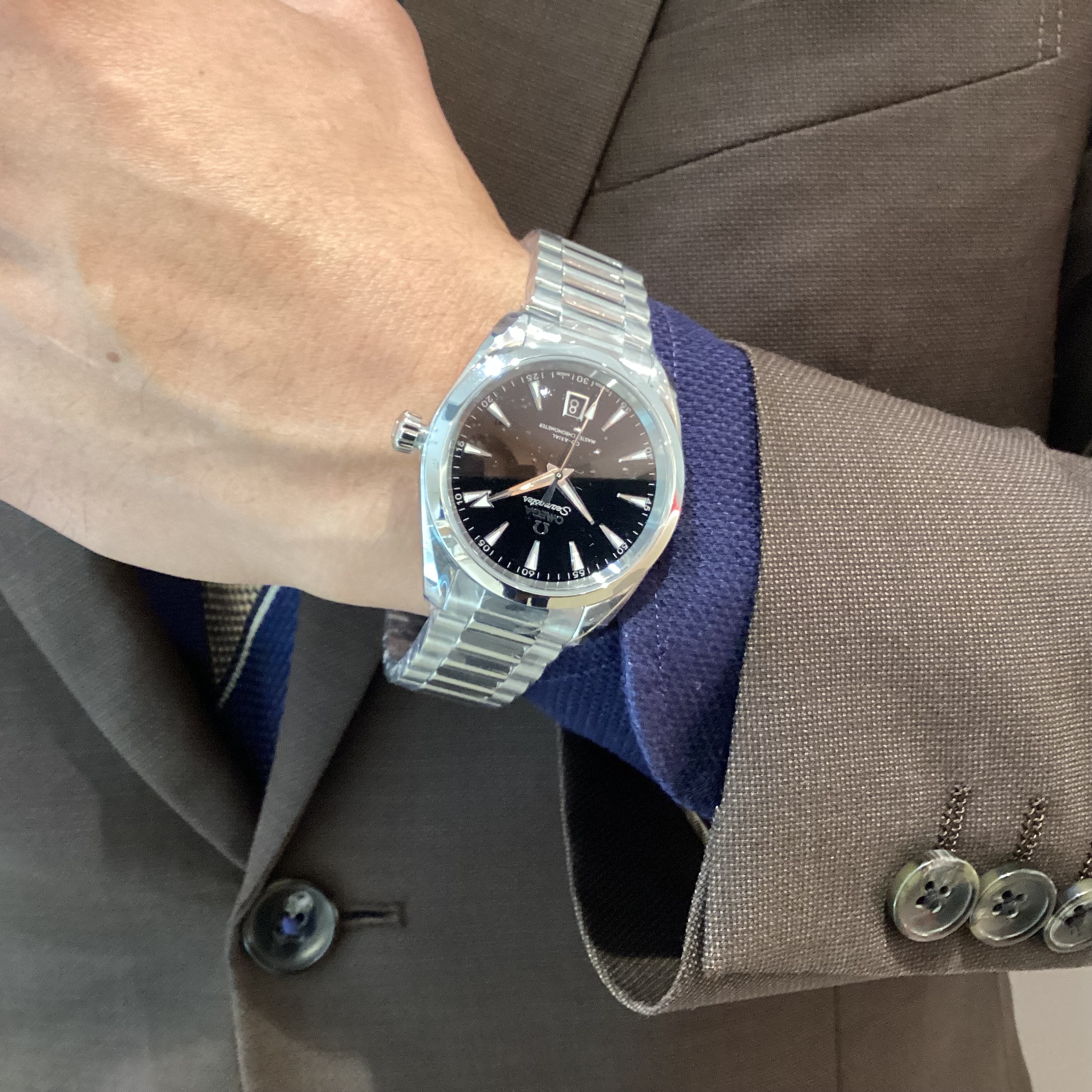 OMEGA】アクアテラ ブラックラッカーご紹介【安心堂静岡本店south