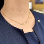 BOUCHERON（ブシュロン） キャトル グログランペンダント（イエローゴールド）の着用イメージ