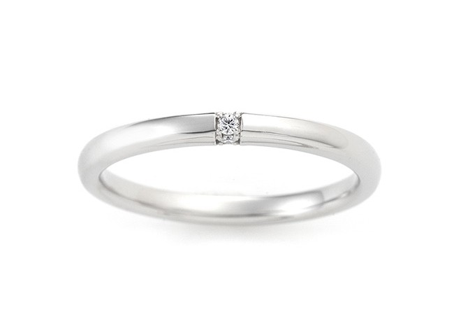 ラザールダイヤモンドの結婚指輪「THREE SIDE RING」FH002