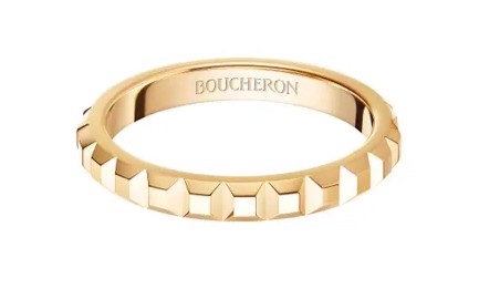 BOUCHERONの結婚指輪「クルドパリ」K18イエローゴールドJAL00008