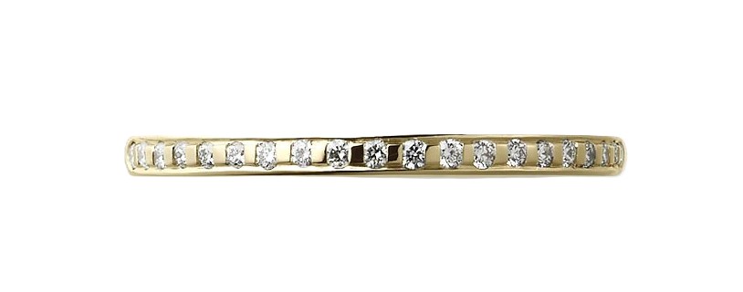 NIWAKAの結婚指輪「かれん」3202のイエローゴールド