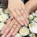 安心堂静岡本店でNIWAKAの結婚指輪「ことのは」を購入したお客様の着用写真TOP用