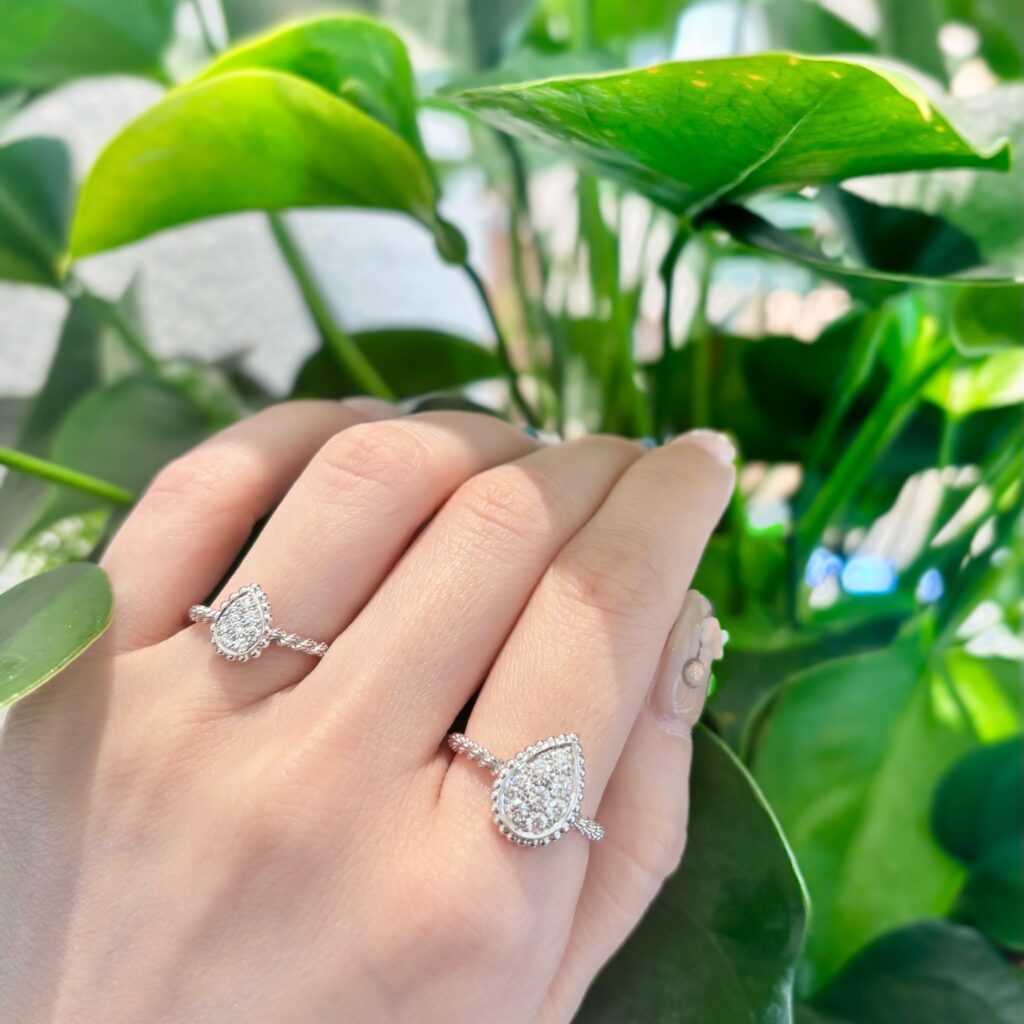 Boucheron ダイヤモンドリング BOUCHERON】手元から始まる、爽やかな夏。セルパンボエムダイヤモンド